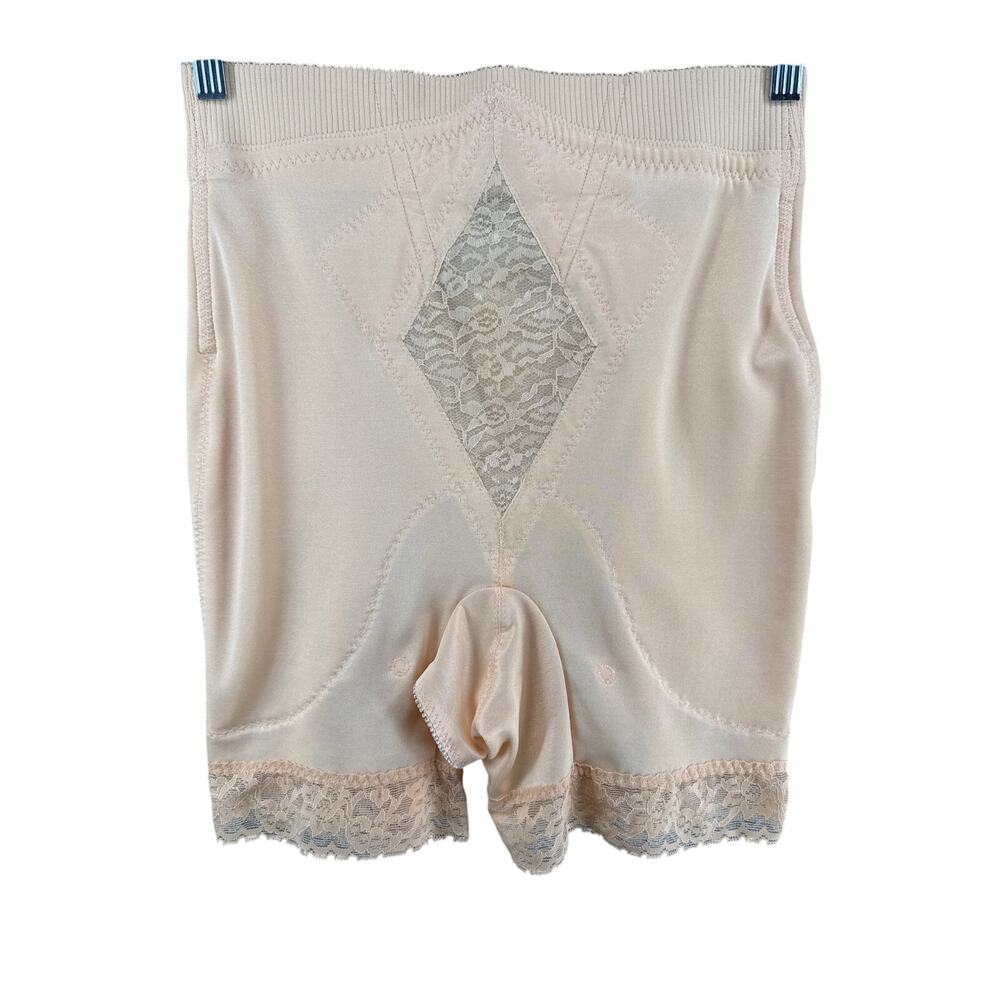 Rago of New York High Waist Leg Shaper Medium Shaping 2X/34 Beige Lined 6206